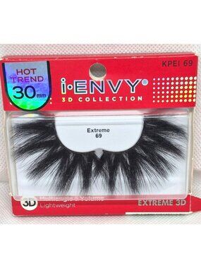 I-Envy 3D Collection Extreme 69 30mm False Eyelashes Lightweight With Multiangle